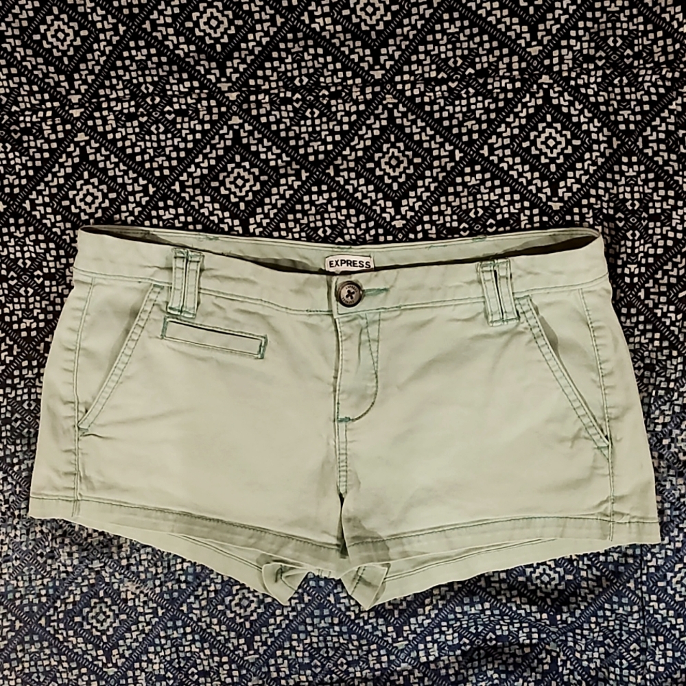 EXPRESS light blue short shorts -Size 4